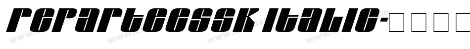 ReparteeSSK Italic字体转换